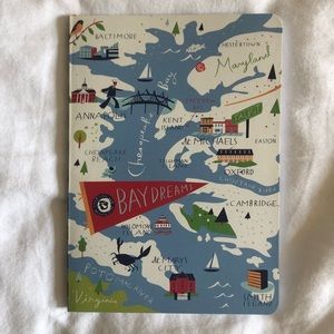Spartina 449 Chesapeake Bay 5x7 notebook w/ ribbon bookmark